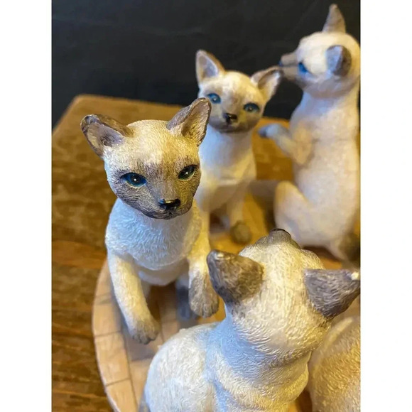 Vintage Y2K Continental Cat Statue Figurines Home Office Decor 2002 - Picture 6 of 6